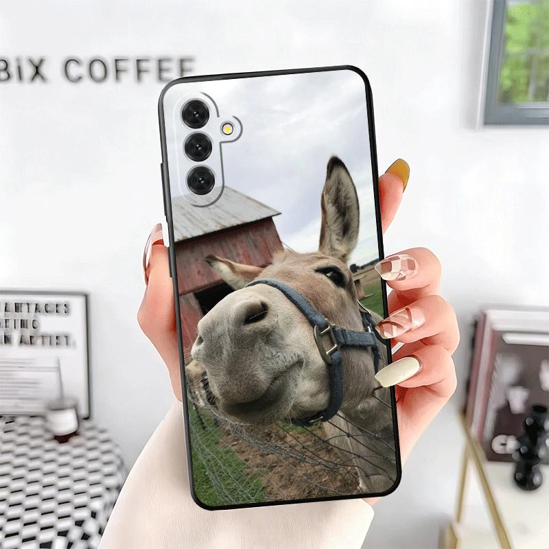

Funny Donkey Animal Soft Phone Case for Samsung A17 A37 A57 A16 A26 A36 A56 A15 A25 A35 A55 A14 A24 A34 A54 A13 A23 A33 A53 A52 Samsung A17