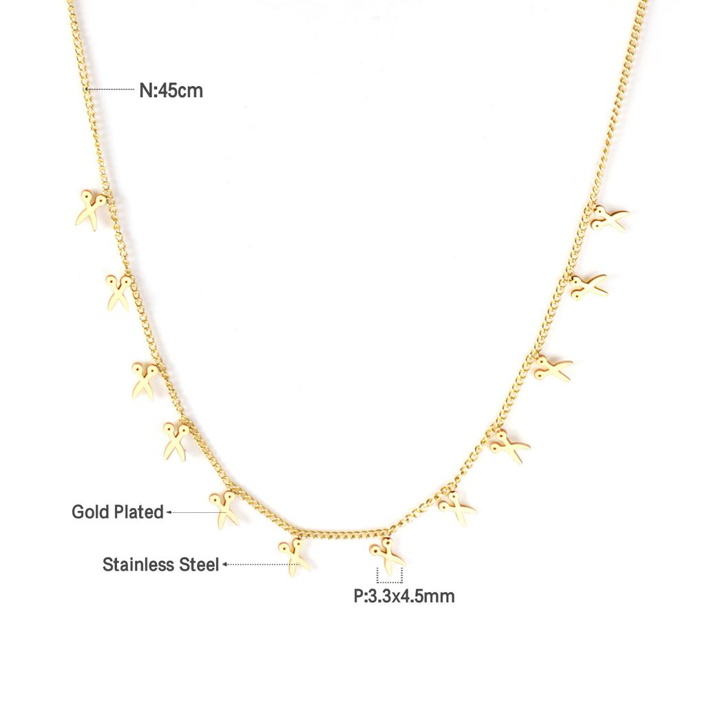 Simple And Versatile Rectangle Pendant Necklace Minimalist Luxury Women's Jewelry Accessory