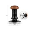 Portable 51/53/58MM Coffee Tamper Stainless Steel Base Wooden Handle DIY Coffee Tool Durable Barista Tool Coffee Shop
