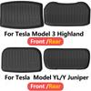 Protective Cover TPE Trunk Anti-slip Pad Car Front Rear Trunk Mats for Tesla Model YL/Y Juniper Model 3 Highland Car Accessories