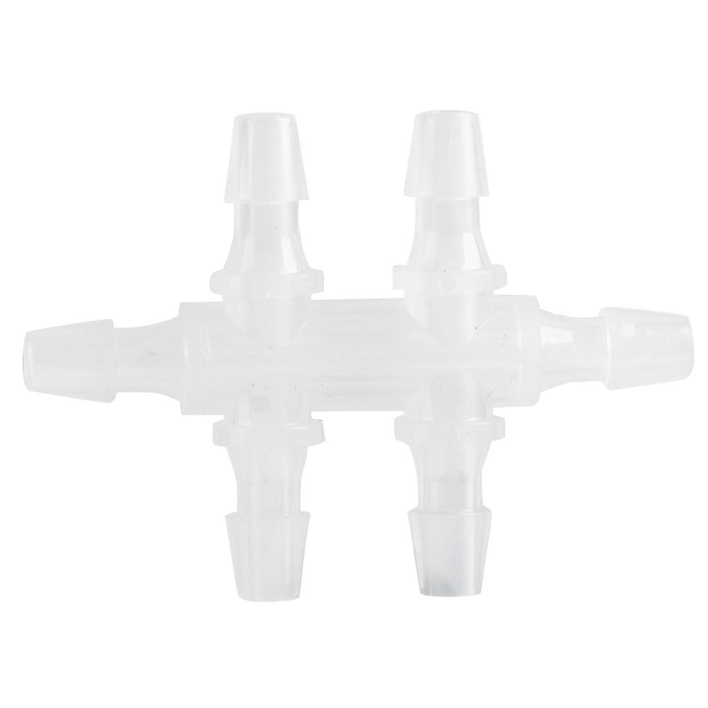 10PCS 6-Way Aquarium Water Pipe Adapter Fish   Joint Tube Hose Fittings Connector