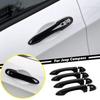 Glossy Black Exterior Door Handle Cover Trim Set 8PCS For Jeep Compass 2017-2025