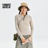 Benlai Women's Slim Fit Round Neck Long Sleeve T-Shirt