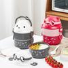 Kids Cartoon Double-Layer Microwave Lunch Box