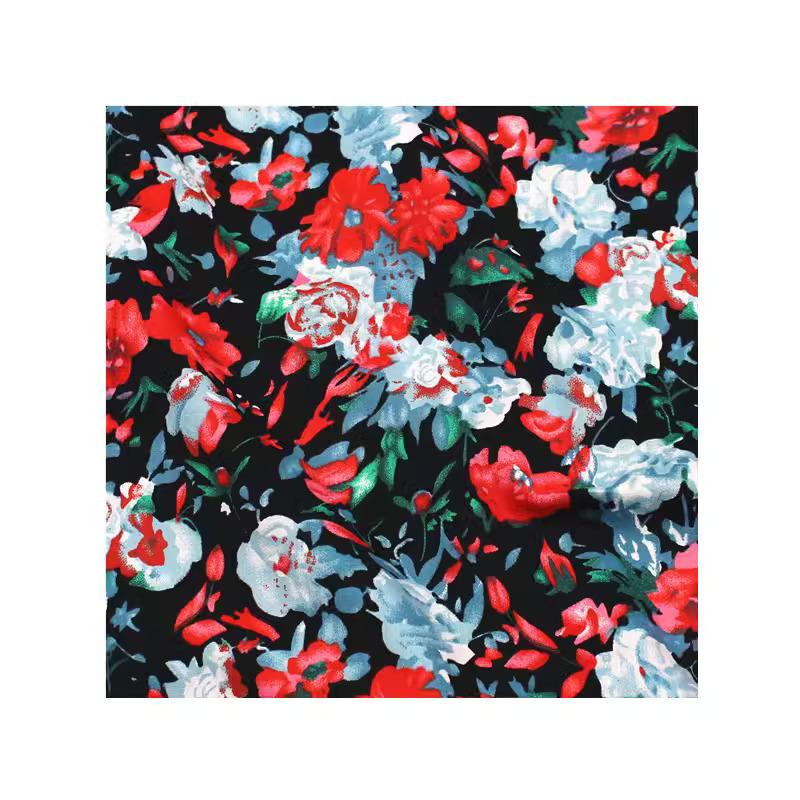 Vintage Sunflower Floral Printed Handmade Sewing Pattern Women Summer Dress Shirt Poplin Cotton Liberty Fabric By the Meters