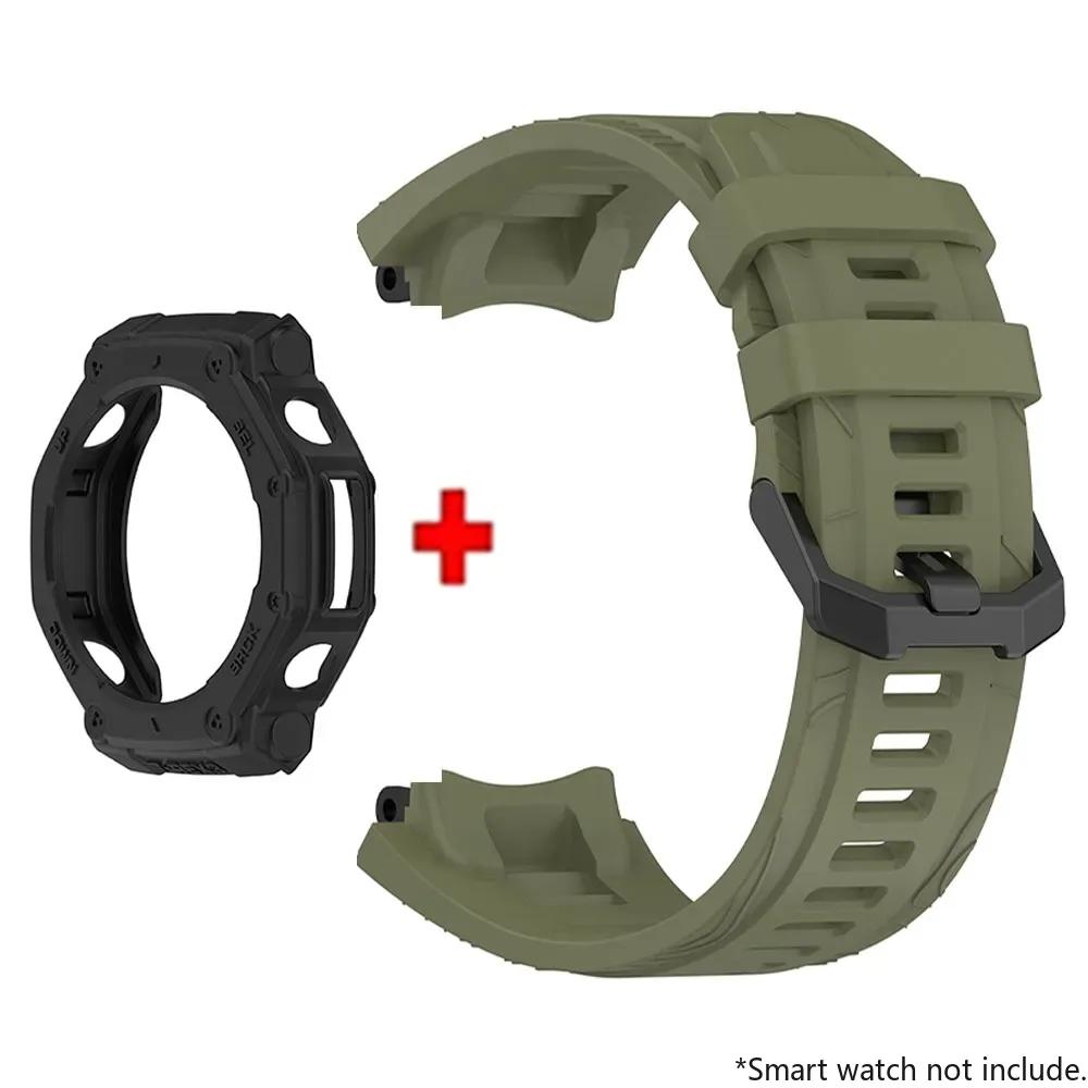 Silikonový řemínek a pouzdro pro chytré hodinky Huami Amazfit T-REX 3 Řemínek Náramek T-Rex3 Sportovní náramek Náramek na zápěstí S nástrojem