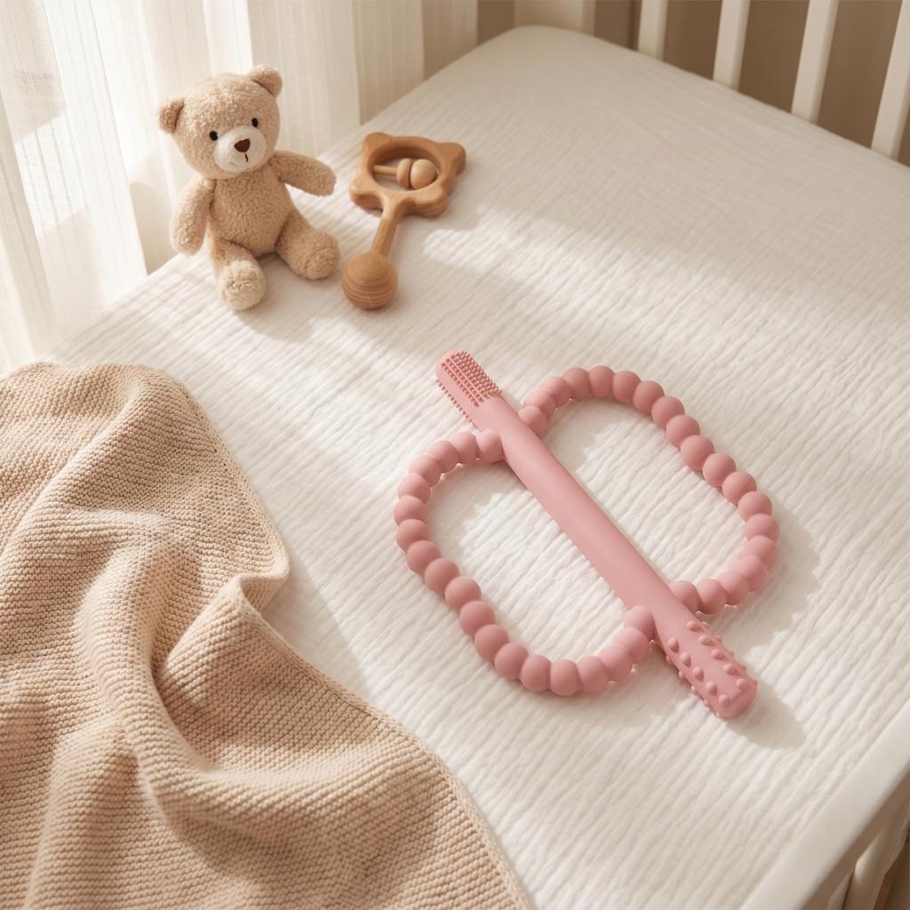 1 Pack Baby Silicone Teething Toys, Teething Sticks For Babies,Silicone Teether