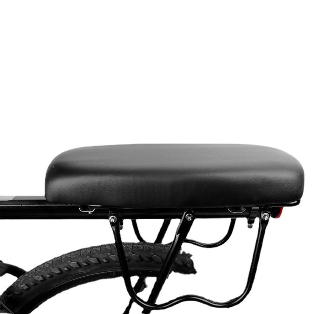 1 PC 6cm Bicycle Rear Saddle Thickened Pu Leather Shockproof Electric Bike Rear Seat Cover Bicycle Accessories