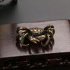 Brass Crafts Crab Ornaments Solid Animal Tea Pet Creative Crab Miniatures  Decoration Accessories