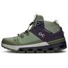 On Cloudtrax Cushiing N-Slip Mid-Top Hiking Shoes Women Hiking Shoes Black Gray 53.98064
