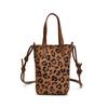 Retro Niche Leopard Print Bag Women'S Versatile Messenger Bag Pu Mobile Phone Bag