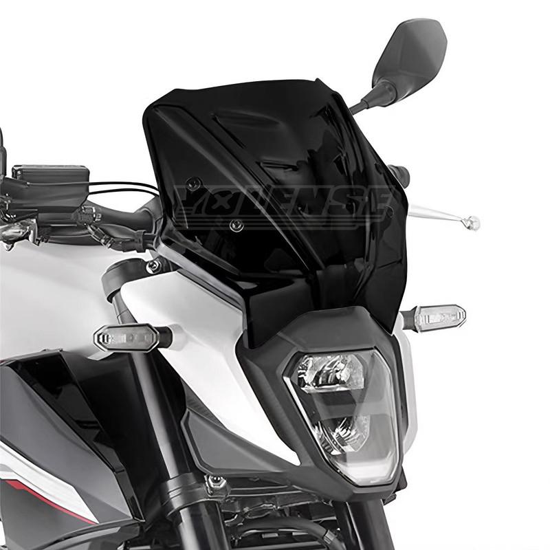Motorcycle Front Fairing Windscreen Windshield Fly Wind Deflector Screen Wind Deflectors For CB 500 HORNET 2024-2025 CB500