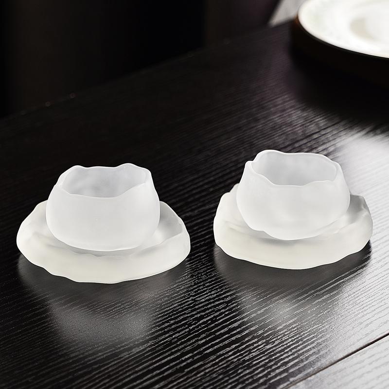 Japanese Sle Glass Tea Cup Set Small Gongfu Tea Cups Personal Dedied Sake Cups Home Use Tea Ceremony Owner Cup