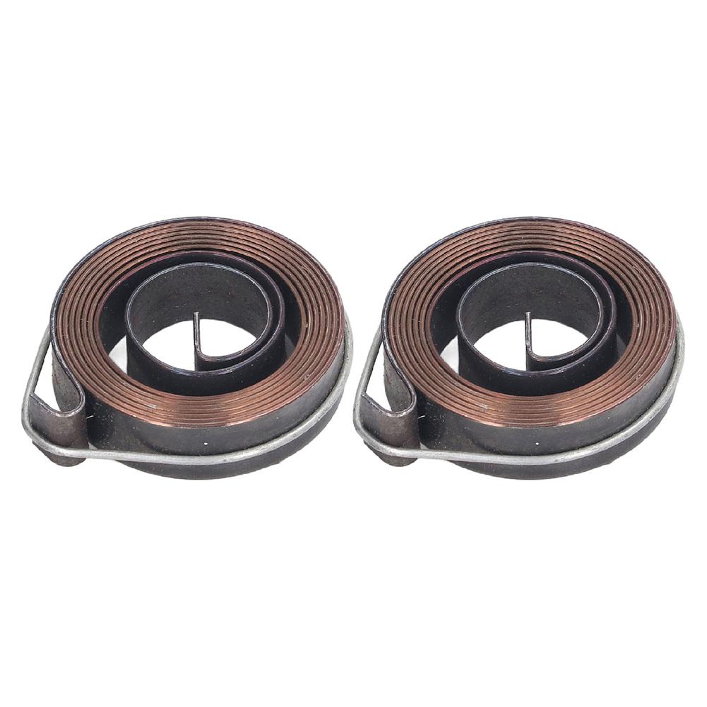 2ks Vrtací lis Pružina Posuv Vracení Pružinová sestava 0,7x6x35mm Plochá spirálová Pružiny s konstantní silou