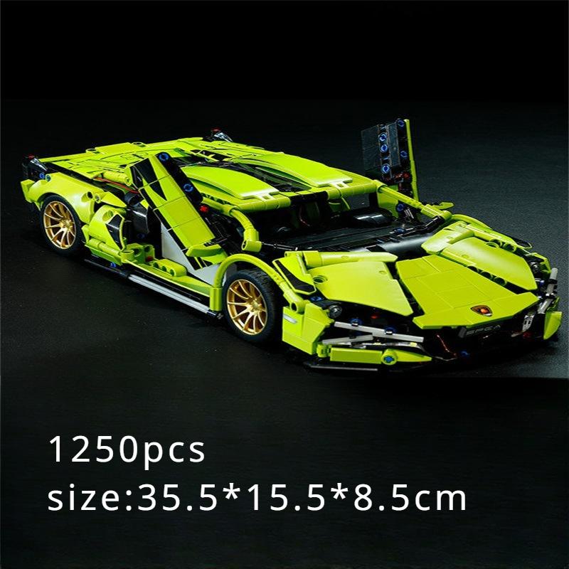 Porsche Da Lanbo 911 Baoma Puzzle Assemblage Bloc de Construction Voiture Jouets