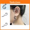 Unique Snakeshaped Ear Cuffs For Women Edgy Alloy Metal Earrings Long