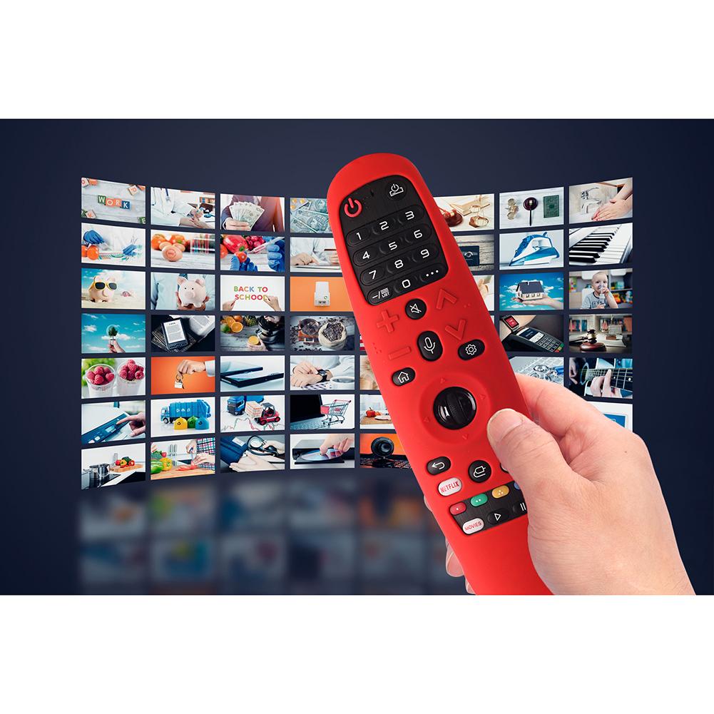 Remote Control Case Soft Silicone Protective Cover Replacement Sleeve For LG Smart TV AN-MR650A600 20GA 19BA