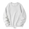 Unisex Heavyweight Cotton Crewneck Sweatshirt - Loose Fit, Solid Colors, Basic Style