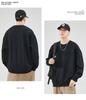 Men's Stamped Hoodie: Autumn/Winter Cotton Casual Long Sleeve T-shirt with Plus Velvet