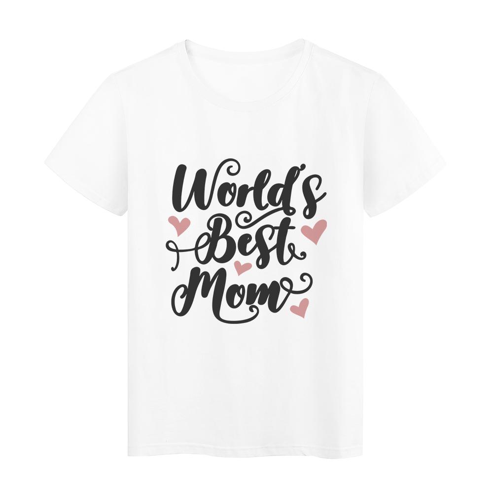 Ropa Odzież estetyczna Grunge Tshirt Kobiety Moda Matka S Dzień z nadrukiem O Neck T Shirt Harajuku