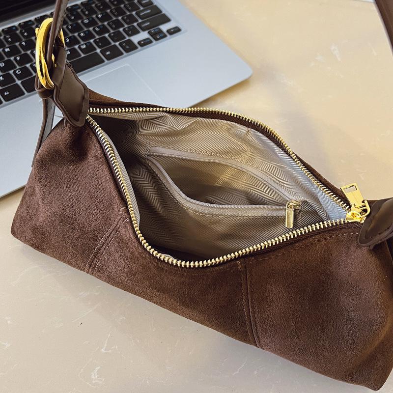 Women's Retro Large Capacity Crossbody Bag - New Textured Design, Versatile & Casual Daily Underarm Bag