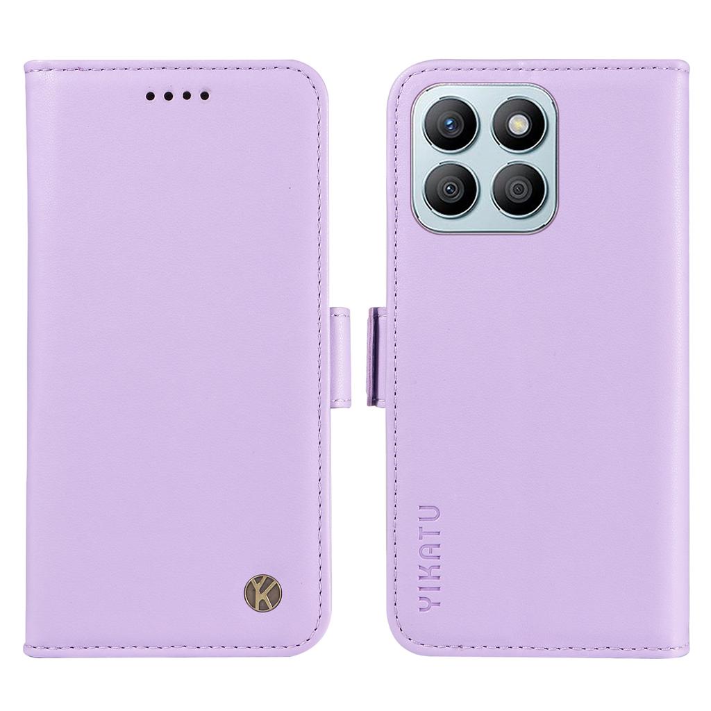 YIKATU YK-003 For Honor X8b 4G Phone Case Side Magnetic Clasp Wallet Cover