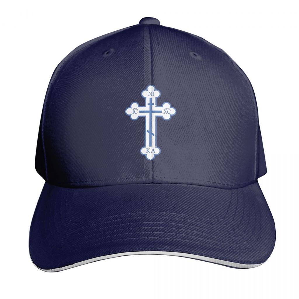 Russian Orthodox Cross Print Cap Fashion Casual Baseball Caps Adjustable Hat Hip Hop Summer Unisex Baseball Hats