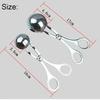 Kitchen Accessories Gadgets Meatball, Fish Ball, Rice Ball Making Mold Form Tool for Cuisine, Stainless Steel Clip