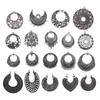 4pcs Earring Pendant For Earring Making Vintage Bohemia Earring Connector For DIY Jewelry Necklace Earrings Making Finding