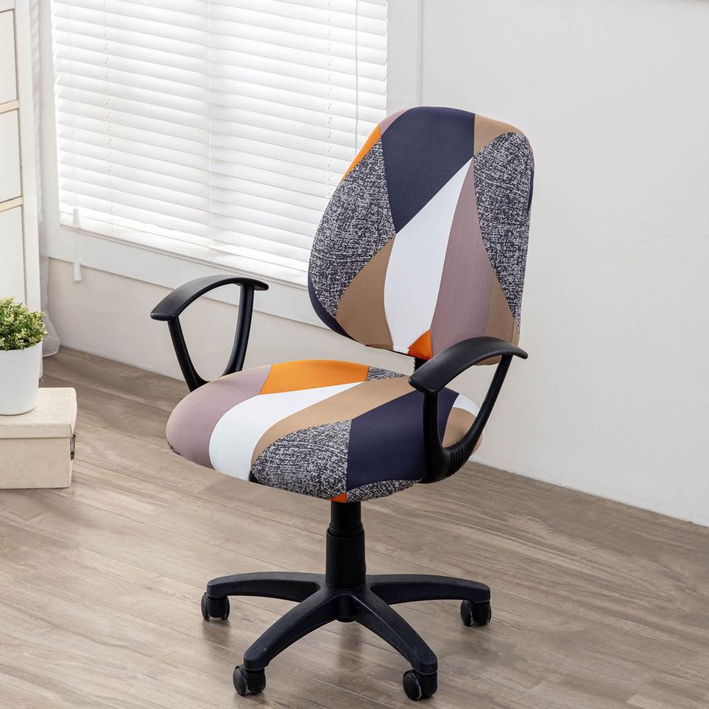 Elastic Split Chair Cover Office Lift Swivel Chair Cover Household Split Computer Chair Cover Non-Slip Seat