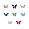 10Pcs Nail Faux Decor Gloss Shining Three-dimensional Art Non-fading DIY Crystal Manicure Craft Butterfly Nail
