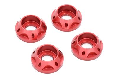 SSK Speedra Cap Bolt Collar M6 4 Pack Red