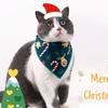 1pc Cute Puppy and Kitten Dress-up Accessories, Christmas Decorative Triangle Scarf, Pet Holiday Scarf, Christmas Gift for Pets