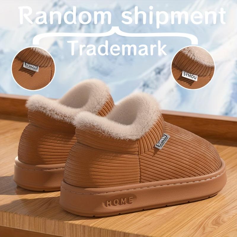 High Top Fleece Lined Winter Boots for Women Thick Warm Lightweight EVA Sole