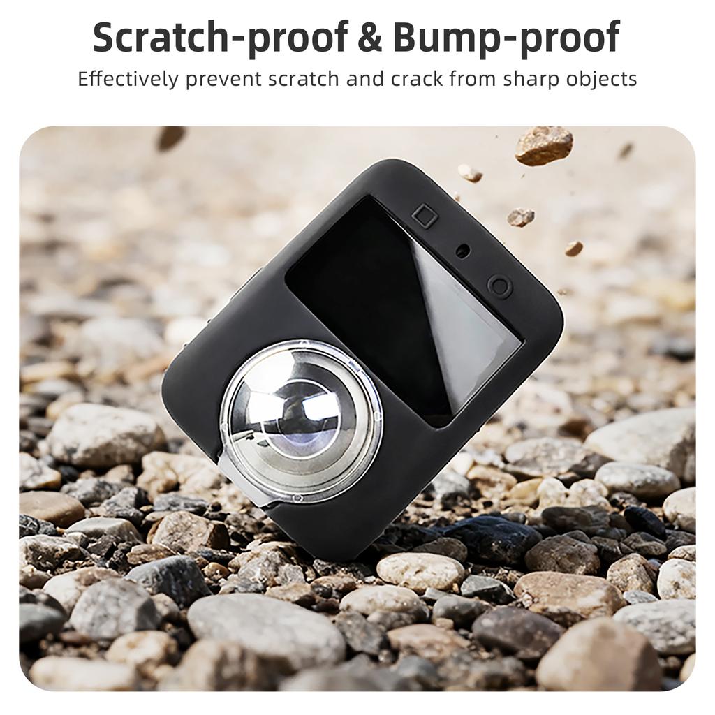 Silicone Protective Case For DJI Osmo 360 Drop-proof Anti-Scratch Protection Cover Frame For DJI Osmo 360 Camera Accessories