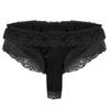 (SU)Sexy pánské krajkové kalhotky s otevřeným zadečkem a nízkým G-string tanga spodní prádlo kalhotky