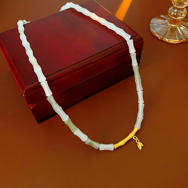 Korean Temperament Love Butterfly Pearl Fringed Necklace Fashion Collarbone Chain Versatile Item Decoration