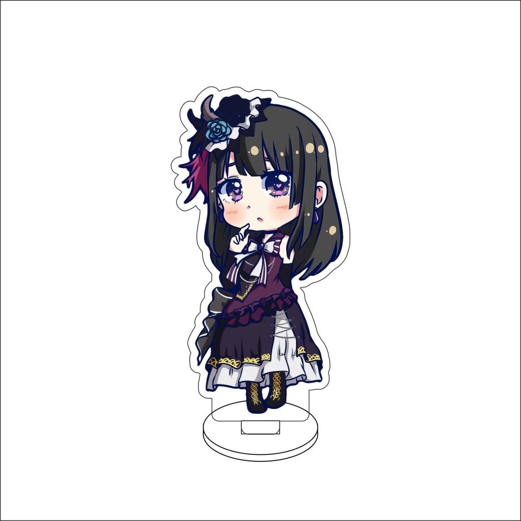 10CM Anime BanG Dream! Figure Stand Model Tsukushi Futaba/Nanami Hiromachi/Mashiro Kurata Cute Desk Decor Standing Sign Gifts