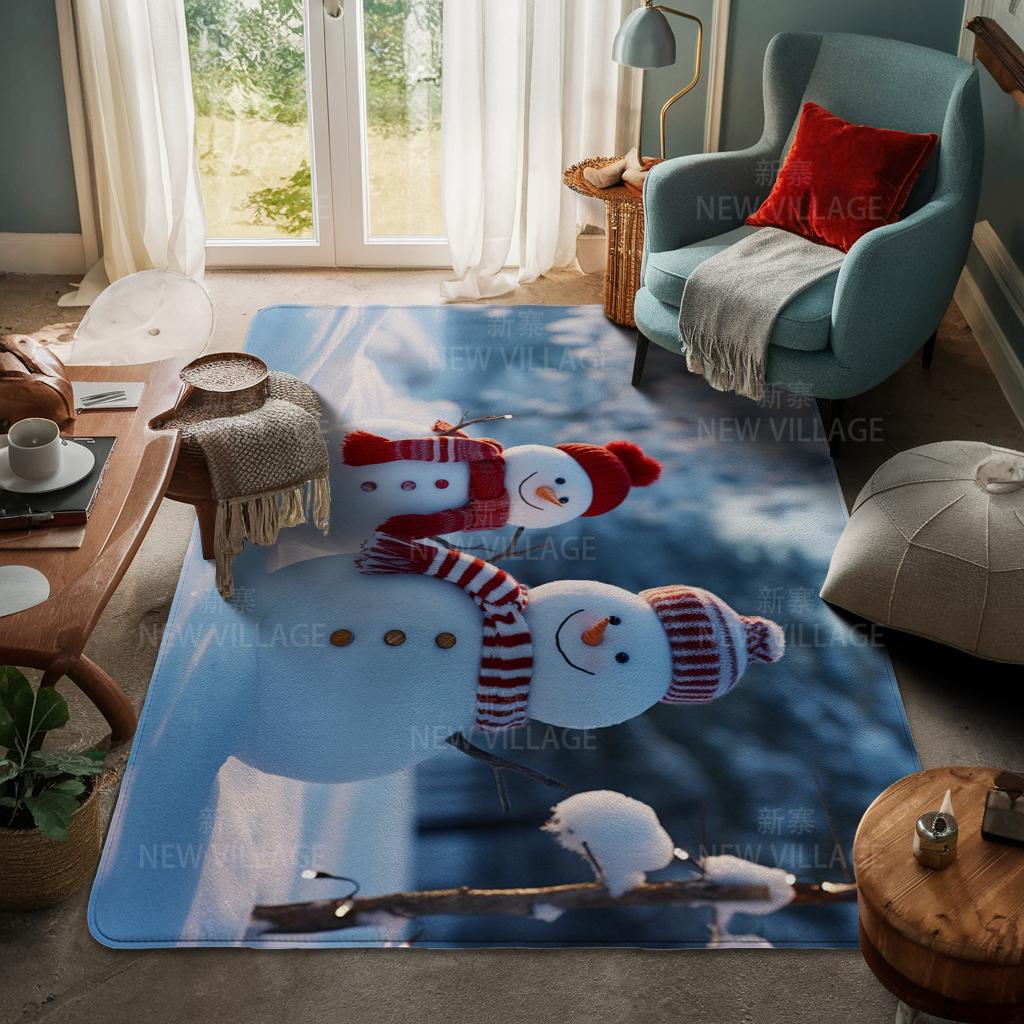 Koberec ke vchodu do domu Rohožka ke dveřím do domu Obývací pokoj Vana Koupelna Protiskluzové koberce s absorpcí vody vana Veselé Vánoce zima