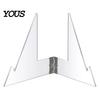 Sports Memorabilia Display Championship Belt Stand, Clear Acrylic Wrestling Storage Solution Holder, Triangular Stable Support Rack for