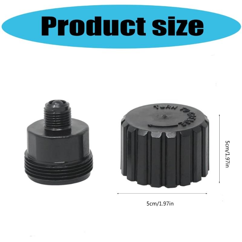 3Pieces Practical Lubrication Cup Replacement Set Grease Cup PVC Texture Suitable for Pool Spa Valves PVC Construction