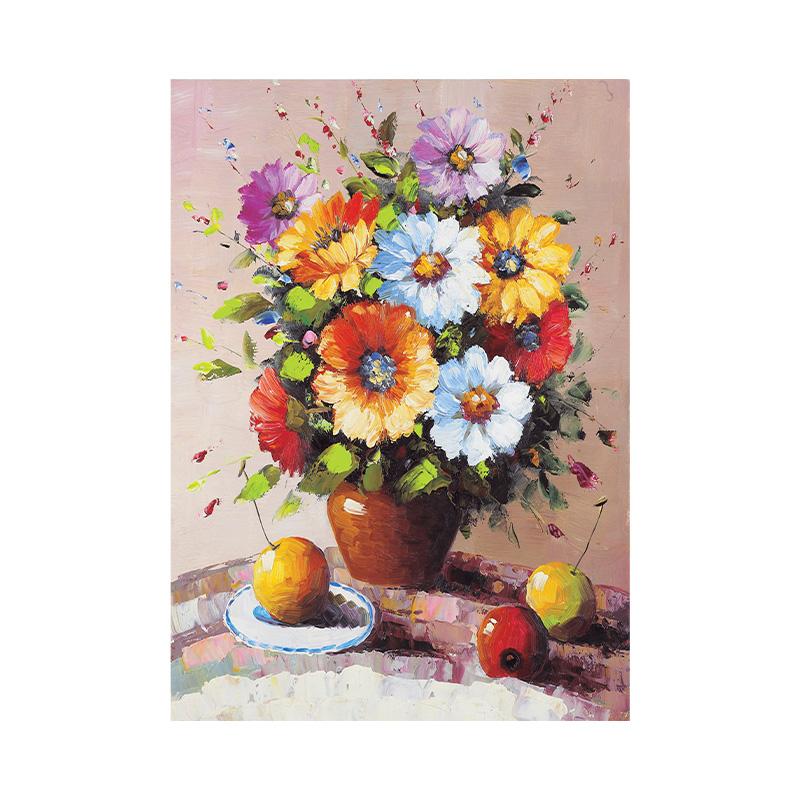 

Классическая ретро-цветочная картина маслом в скандинавском стиле, красивая цветочная настенная живопись, постер, печать на холсте, картина для прихожей, комната, домашний декор 20x30cm