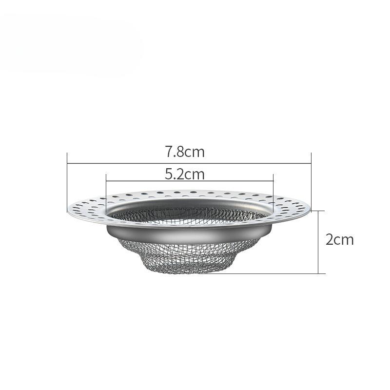 Sifon universal pentru chiuvetă de bucătărie, cu capac de scurgere pentru pardoseală și filtru anti-miros, capac din oțel inoxidabil pentru filtru chiuvetă