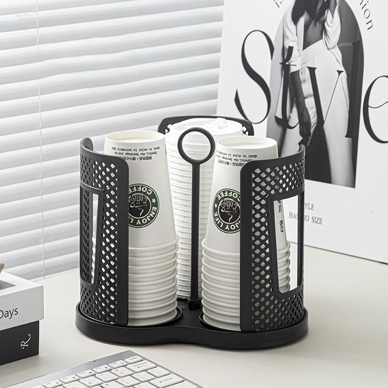 Disposable Cup Storage Holder Rack Shelf Water Tea Cup Home Kitchen Multifunct Dispenser Mug Display Stand Organizer Supplie New
