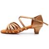 Salsa Latin Ballroom Dance Shoes 4cm Heels Dancing for Women Girls Practicing Dance Shoes