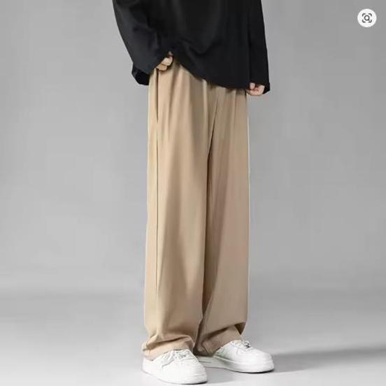 

Мужские повседневные брюки деловые стрейч свободные эластичная талия джоггеры корейские классические синие черные серые мужские брендовые брюки S