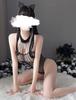 Perforated Teddy Body Fishnet Lingerie Beautiful Exposing With Cat Ears [HiSexy] Underwear, Women's, Stocking, Tights, Set, Extreme, Erotic,