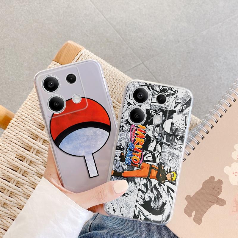 Husă din silicon moale și transparentă Fashion Anime pentru Xiaomi Redmi Note 13 14T 15 Samsung A55 A35 M35 S24 iPhone Huawei Honor Camera de protecție antișoc