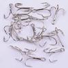 100Pcs High Carbon Steel Treble Hooks 7 Size 2/4/6/8/10/12 Fishhook Tackle