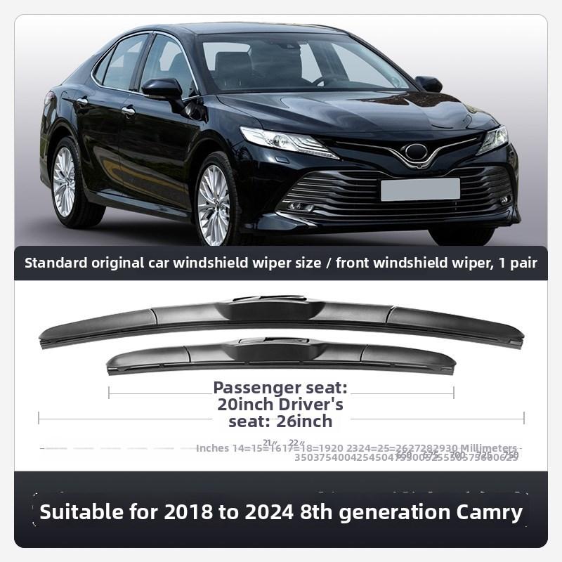 Boneless Windshield Wiper Blades for Toyota Camry